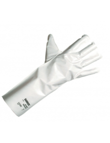 02-100 Ansell White Barrier Gloves, Pair Gloves