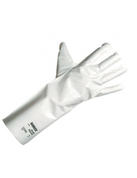 02-100 Ansell Chemical White Barrier Gloves, Pair Gloves