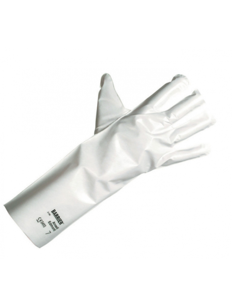 02-100 Ansell White Barrier Gloves, Pair Gloves