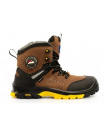 Himalayan 5802 Vibram Waterproof Composite Side Zip Brown Safety Boot