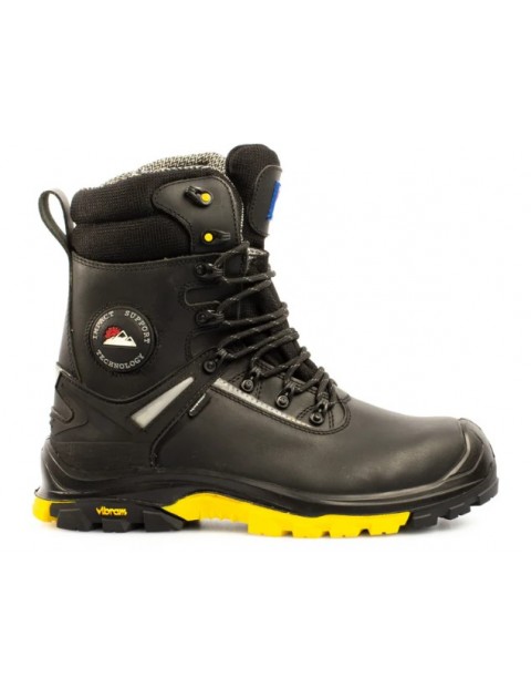 Himalayan Vibram 5803 Waterproof Composite Combat Side Zip Black Safety Boot Footwear