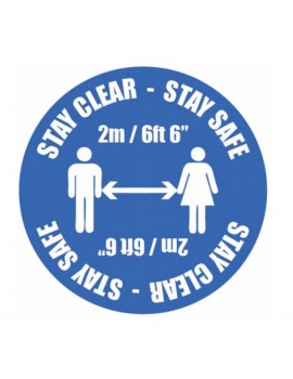 Coronavirus - Social Distancing Floor Graphic Safety Sign  