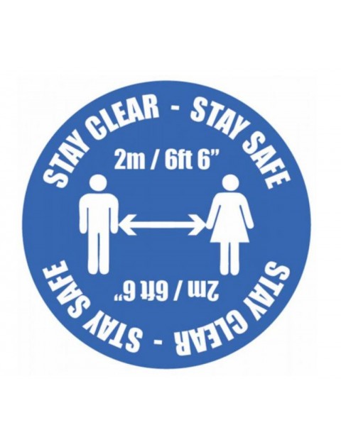 Coronavirus - Social Distancing Floor Graphic Safety Sign  