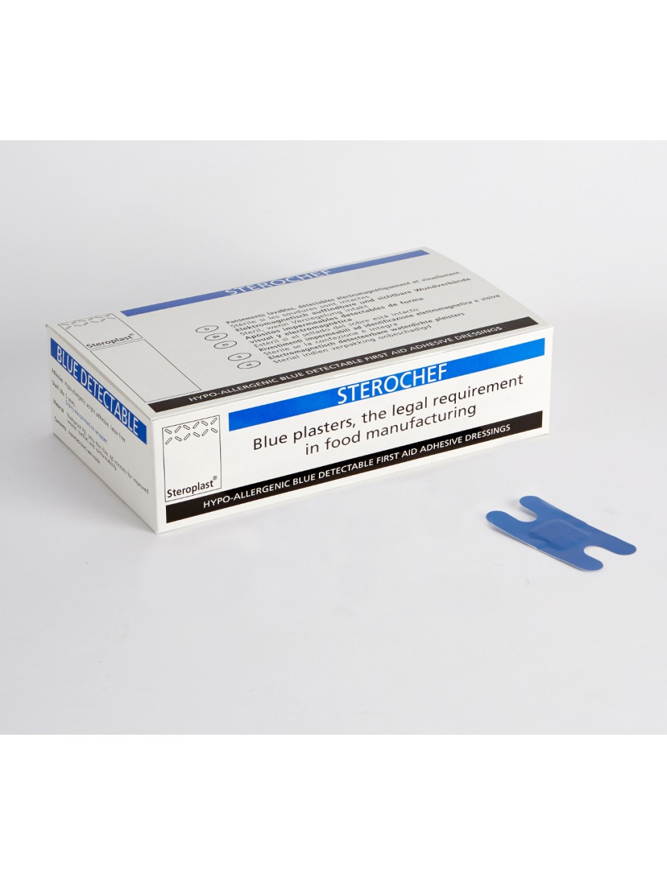 Steroplast Sterochef blue knuckle plasters x 50