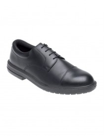 Himalayan black leather Oxford safety shoe