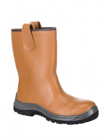 FW12 Tan fur lined rigger boots Footwear