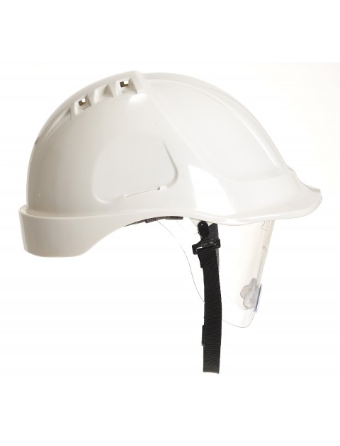 Portwest PW55 Retractable Visor Helmet    Personal Protective Equipment 