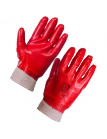 Supertouch PVC Fully Coated Knitwrist Gloves