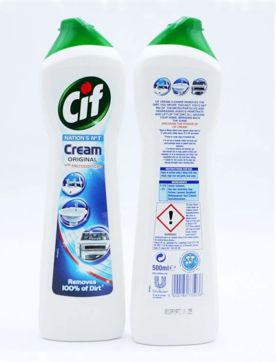 Cif Cream Cleaner White 750ml