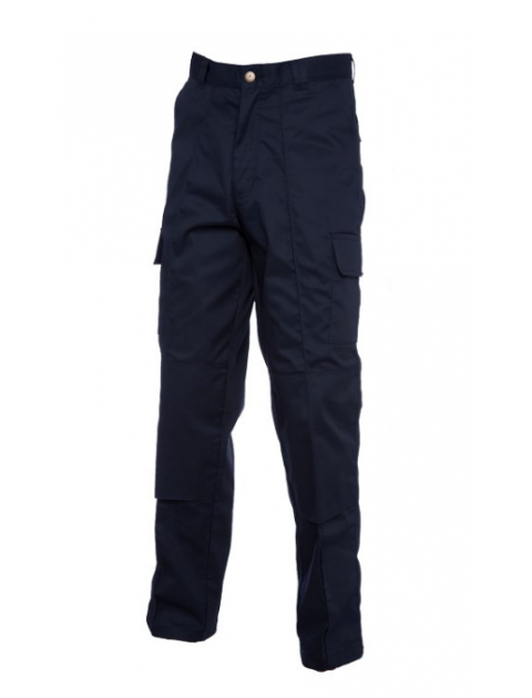 Cargo Trouser with Knee Pad Pockets Navy    Clothing  