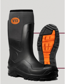 V2115 Grey Groundworker Lightweight Wellies