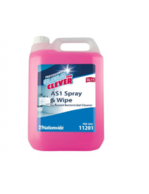 Clean & Clever Spray & Wipe Refill AS1 Perfumed Bactericidal Cleaner