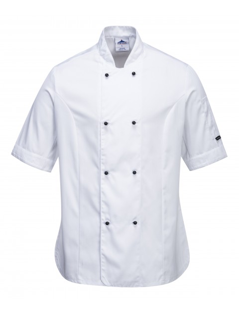 Portwest C737 Ladies Short Sleeve Chefs Jacket    Clothing  