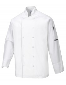 Portwest C773 Aberdeen Chefs Long Sleeved Jacket