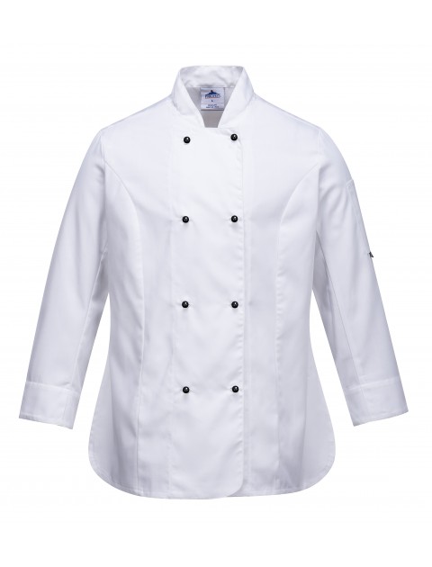 Portwest C837  Ladies Long Sleeve Chefs Jacket    Clothing  