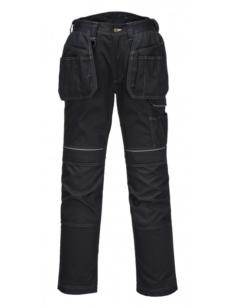 Portwest T602 - PW3 Holster Work Trouser - Black Clothing