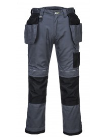 Portwest T602 - PW3 Holster Work Trouser - Grey/Black