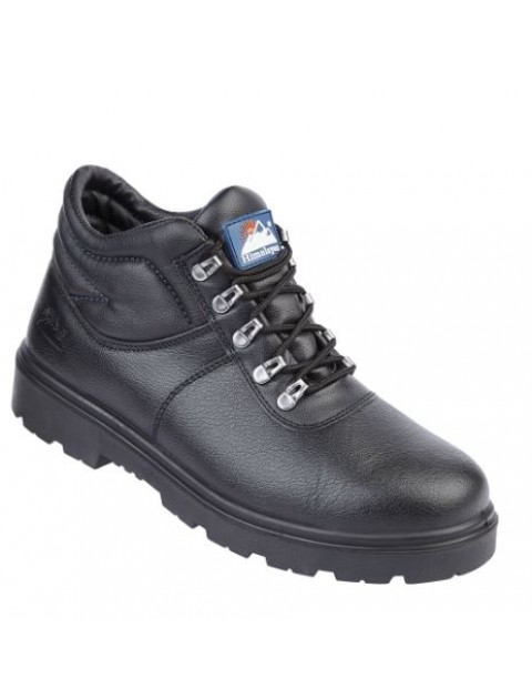 Himalayan 1400 Black Leather Safety Boot Footwear