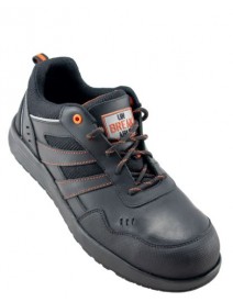 Unbreakable U100 Stream Composite Black Leather Safety Trainer