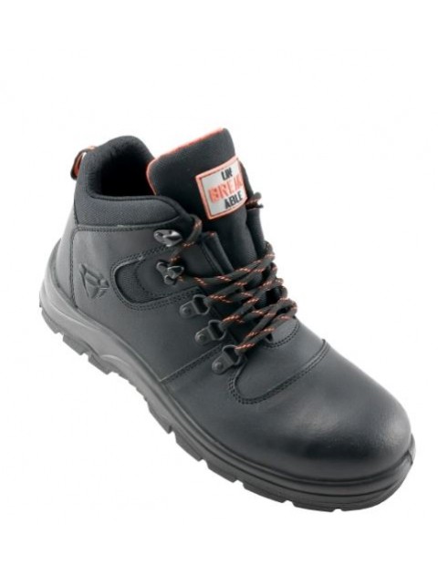 Unbreakable U111 Force Black Leather Safety Boot Footwear